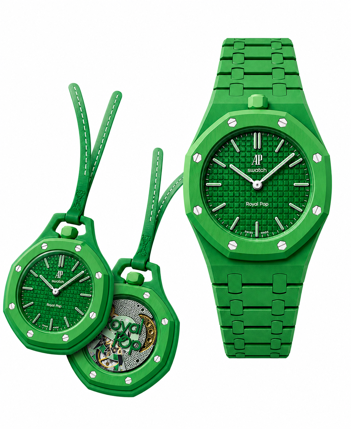 Royal Pop + Bracelet Royal Pop Bioceramic Green Studio