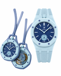 Royal Pop + Bracelet Royal Pop Silicone Bleu Ice